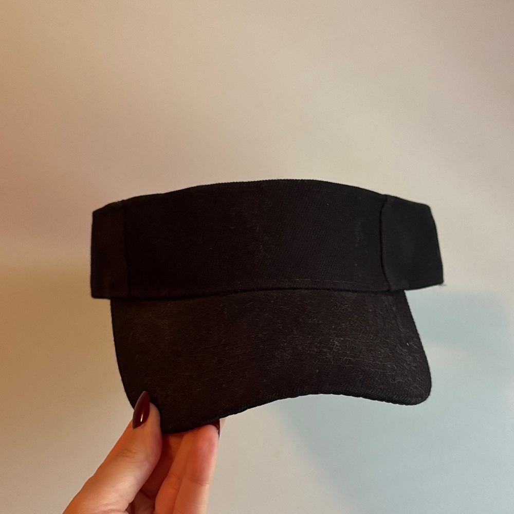 Black Visor Cap